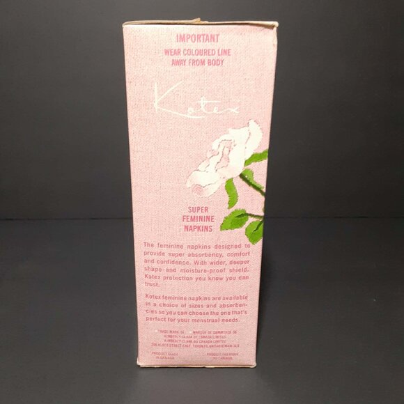 Vintage KOTEX Super Feminine Napkins Pads Hygiene NOS / NEW Movie TV Film Prop - Picture 6 of 9
